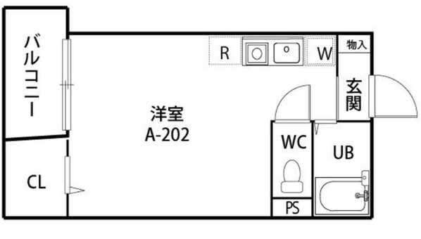 リシェ矢野口A棟の物件間取画像